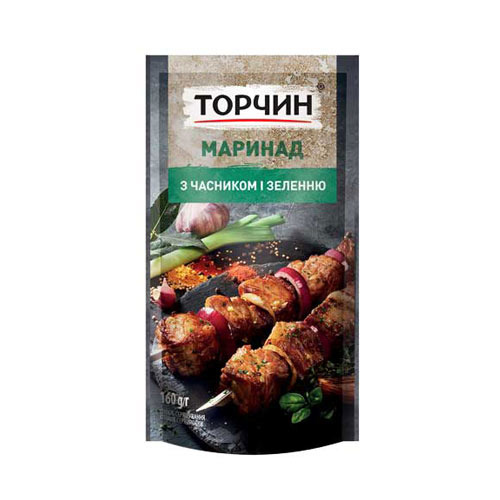 Маринад Торчин часник зелень 160г